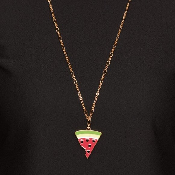 kate spade Jewelry - Kate Spade Splash Out Watermelon Necklace Whimsical NWT Summer
